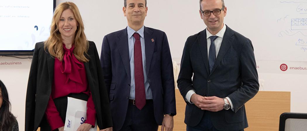 El consejero de Educación y la directora general del SEF visitan ENAE Business School 